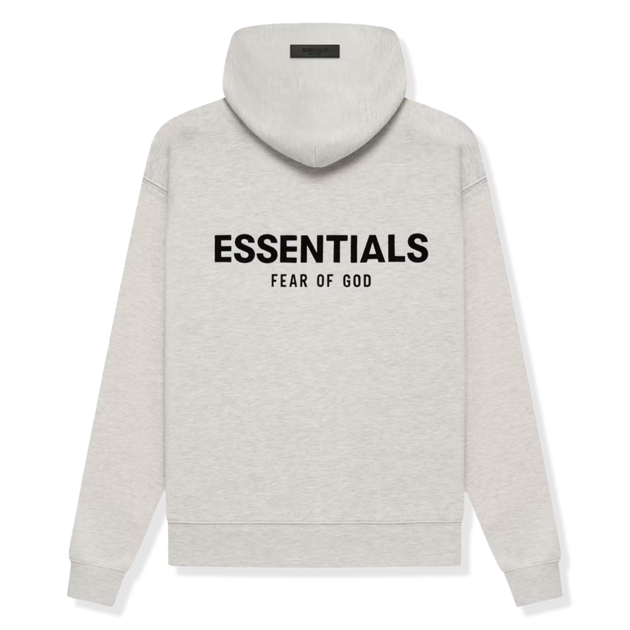 Image of Fear Of God Essentials Light Heather Oatmeal Hoodie (SS22)